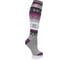 Женские термоноски Heat Holders LITE LONG, 37-42, light grey/rasp fairisle LTLHH562GRY 1