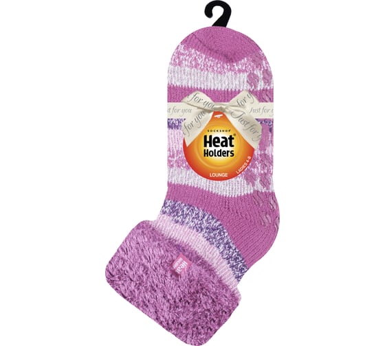 Женские термоноски Heat Holders LOUNGE, 37-42, pink stripe BSLHH487G1PNK
