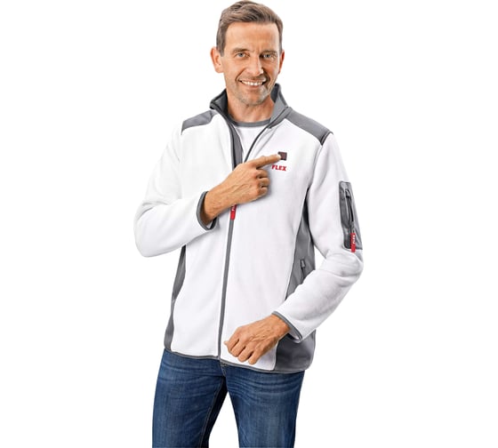 Аккумуляторная кофта с подогревом (мужская) TF White 10.8/18.0 XL Men FLEX 512184