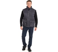 Жилет утепленный РАССО Докер, темно-серый, р.52-54/182-188 75962 (52/182)