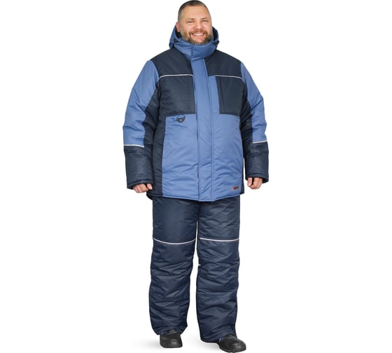 Костюм утепленный РАССО "ДРИМ" цвет темно-синий/синий, р 72-74/170-176 77245 (72/170) 1