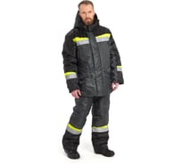 Костюм утепленный РАССО "Градус" куртка+п/к, тк. оксфорд, цв.т.СЕР/черн/лимон, р.72-74/170-176 76139 (72/170)