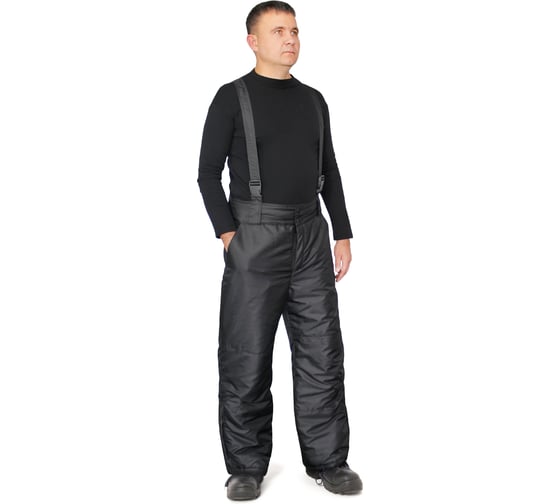 Брюки утепленные РАССО "Премьер" цв. черный, р.44-46/158-164 76563 (44/158) 1