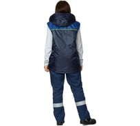 Жилет утепленный Прабо Сурат темно-синий/василек/лимонный, р. 112-116 38597