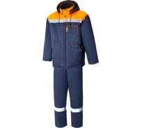Утепленный костюм СОЮЗСПЕЦОДЕЖДА КОММУНАЛЬЩИК НЬЮ темно-синий/оранжевый, р. 60-62, рост 170-176 2000000124599