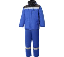 Утепленный костюм СОЮЗСПЕЦОДЕЖДА КОММУНАЛЬЩИК НЬЮ василек/черный, р. 56-58, рост 182-188 2000000124285