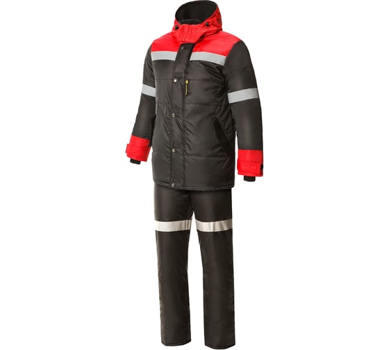 Костюм СОЮЗСПЕЦОДЕЖДА VeyGar-2, черный/красный, р. 48-50, рост 182-188 2200000061980 1
