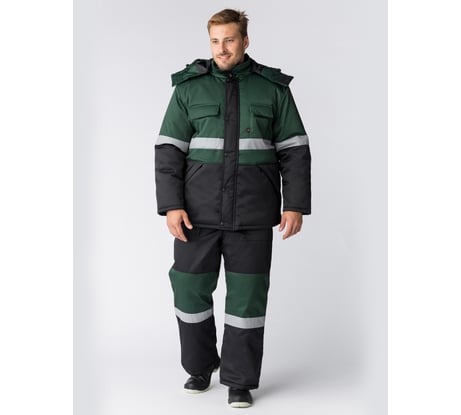 Зимний костюм ФАКЕЛ Профи-Норд черный/зеленый, размер 44-46, рост 194-200 87472508.023