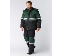 Зимний костюм ФАКЕЛ Профи-Норд черный/зеленый, размер 56-58, рост 158-164 87472508.019