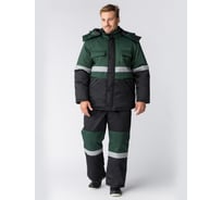 Зимний костюм ФАКЕЛ Профи-Норд черный/зеленый, размер 60-62, рост 194-200 87472508.026