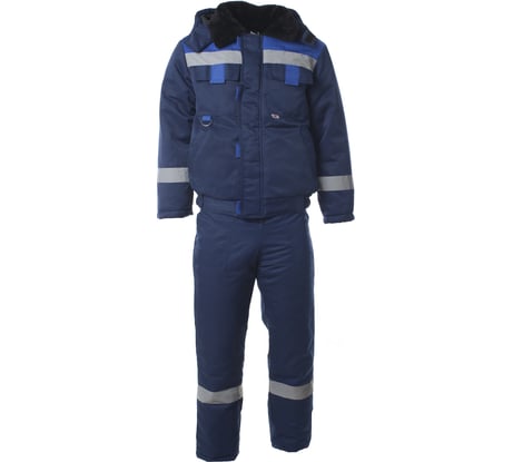 Утепленный костюм СПРУТ ОРИОН темно-синий/васильковый, р. 52-54 (104-108), рост 170-176 128255