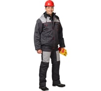 Костюм Сириус "Фаворит" зимний, куртка кор., п/комб. тёмно-серый с серым, р.120-124/182-188 (ЧЗ) 90907