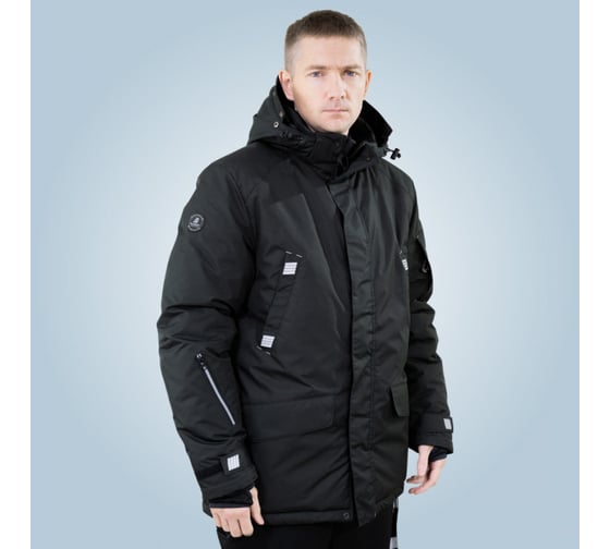 Зимняя куртка-парка Brodeks KW204, черный, размер S KW204BLACKS