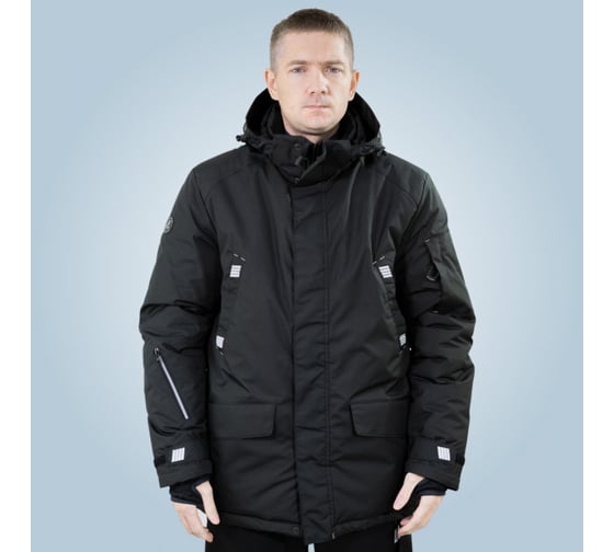 Зимняя куртка-парка Brodeks KW204, черный, размер S KW204BLACKS
