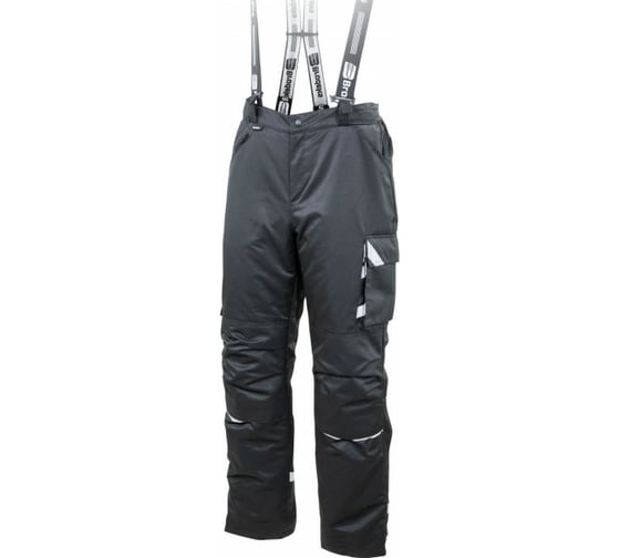 Зимние брюки Brodeks KW304, черный, размер 46/48, long KW304BLACK46L