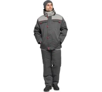 Костюм мужской утепленный Прабо Фаворит серый/серый 120-124/170-176 (60/3) 17418