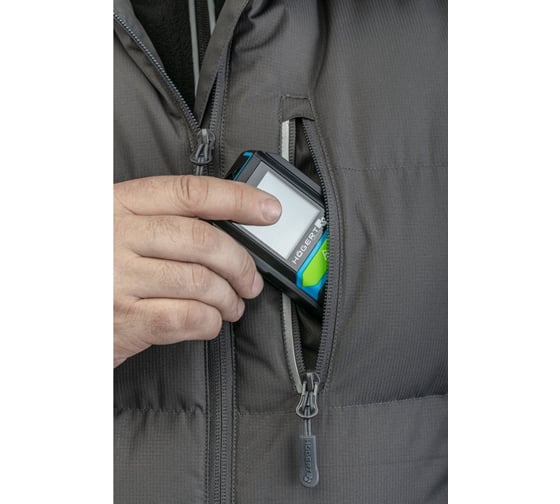 Утепленная жилетка HOEGERT TECHNIK WIED, цвет графит HT5K243-XL