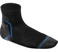 Короткие носки HOEGERT TECHNIK SAAR черно-синий/графитовый, 41-42, 3 пары HT5K452-41-42