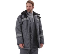 Костюм зимний URSUS ВЬЮГА IV класс, куртка/полукомбинезон, темно-серый/чёрный, 170-176 КОС801-Т.СЕРЫЙ/ЧЕРНЫЙ/56-58, 170-176