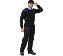 Джемпер форменный СИРИУС чёрный р. 96-100/182-188 27176