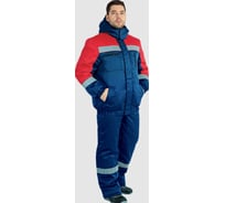 Костюм ГК Спецобъединение БАЙКАЛ зимний, т/синий- красный (96-100, 158-164), компл, Кос 311/96/158