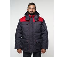 Куртка мужская зимняя Эпицентр Кур703 ткань Твил, цвет темно-серый с красным 44-46/182-188 Кур703 СеКрКрТВ Кур703.СеКК,4610375929460