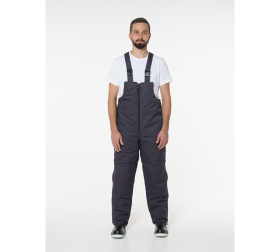 Полукомбинезон мужской зимний Эпицентр Пк703 ткань Твил, цвет темно-синий 52-54/170-176 Пк703 СиСиТВС Пк703.СинС,4610375930640 1