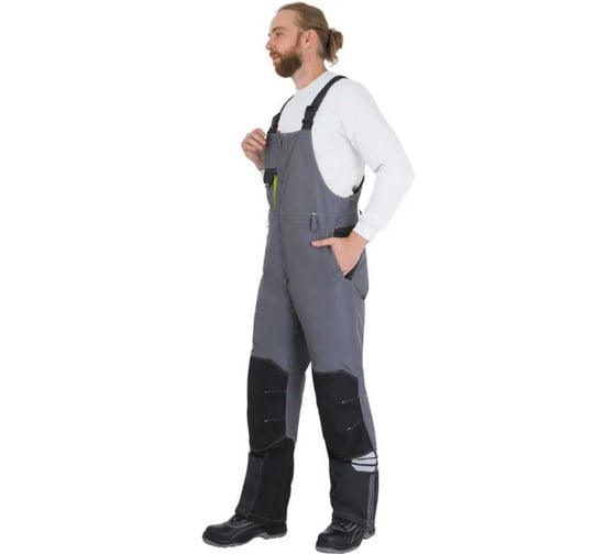 Полукомбинезон Iform ЭДВАНС зимний, серый-т.серый-черный (96-100, 194-200), шт, Пком 533/96/194 1