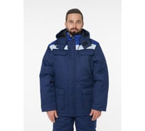 Куртка мужская зимняя Эпицентр Кур703 ткань Твил, цвет темно-синий с васильковым 64-66/170-176 Кур703СиВсВсТВС Кур703.СВТС,4610375929286