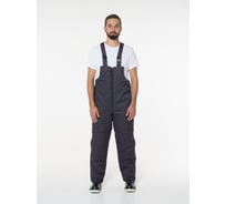 Полукомбинезон мужской зимний Эпицентр Пк703 ткань Твил, цвет темно-серый 60-62/182-188 Пк703 СеСеТВ Пк703.Сер,4610375936284