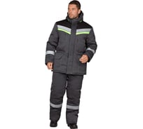 Костюм ГК Спецобъединение УРЕНГОЙ зимний, серый-черный, 4 кл пояс (136-140, 170-176), компл, Кос 31 Кос 314/136/170