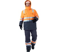 Костюм ГК Спецобъединение РЕФЛЕКТ-2 зимний, Со - 3-й класс защиты, Тн - 4-й класс защ, флуоресцентн Кос 771/104/158