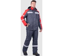 Куртка ГК Спецобъединение РОУД зимняя, т/серый-красный (80-84, 182-188), шт Кур 202/80/182