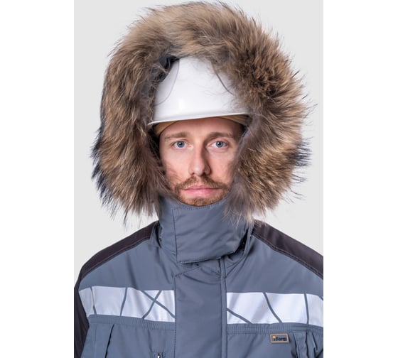 Куртка Iform ХАЙ-ТЕК SAFETY зимняя, серый-красный-черный (88-92, 158-164), шт Кур 213/88/158