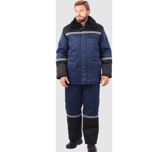 Костюм ГК Спецобъединение зимний, т/синий-черный (112-116, 194-200), компл, Кос 300/112/194 1