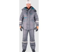 Костюм ГК Спецобъединение ГАЛАКТИКА зимний, серый-бирюза (128-132, 182-188), компл, Кос 310/128/182