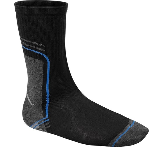 Длинные носки HOEGERT TECHNIK KAHL черный/синий/графитовые, р. 43-44, 3 пары HT5K451-43-44 1
