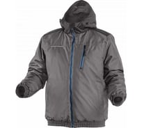 Утепленная куртка-бомбер HOEGERT TECHNIK MOZEL графит, XL HT5K242-XL