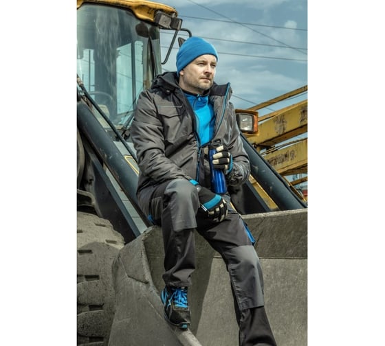 Утепленная куртка HOEGERT TECHNIK REN графит, S HT5K241-S