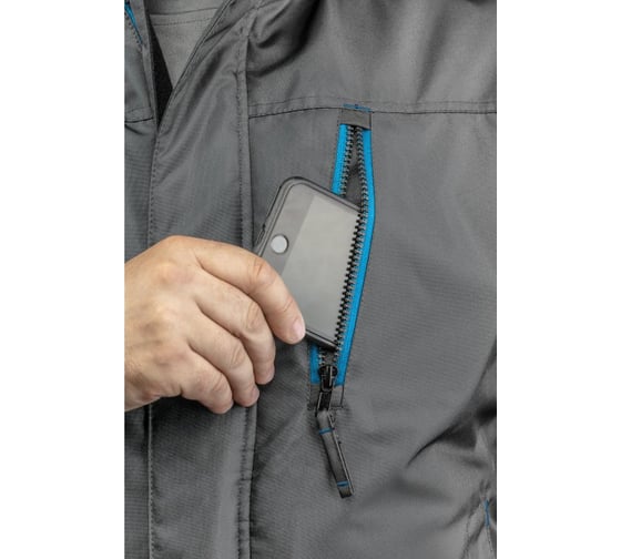 Утепленная куртка HOEGERT TECHNIK REN графит, S HT5K241-S