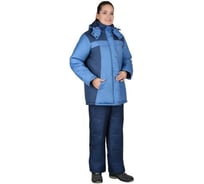 Куртка СИРИУС Фристайл длинная, женская синяя с голубым р. 96-100/158-164 94866