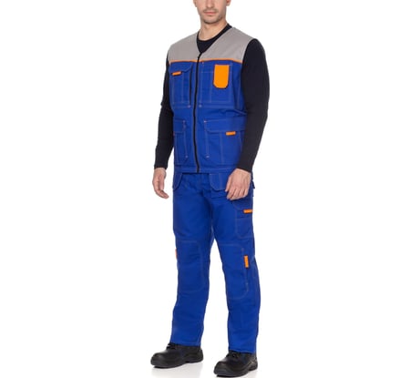 Утепленный жилет СОЮЗСПЕЦОДЕЖДА Профессионал василек/светло-серый, р. 52-54 рост 170-176 2200000087119