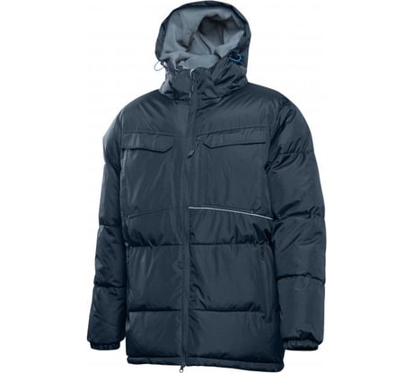 Утепленная куртка с капюшоном HOEGERT TECHNIK LEON темно-синяя 4XL (60) HT5K926-4XL