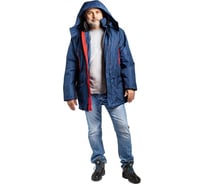 Мужская утепленная куртка Ф Тигода синяя/красная, р. 104-108, рост 158-164 310-19-6