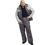 Мужские утепленные брюки Ф серые, р. 120-124, рост 158-164 321-01-12