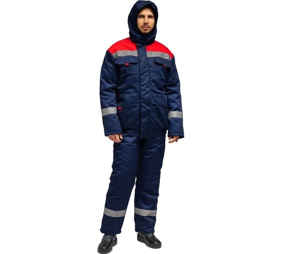 Мужской утепленный костюм Ф Кола синий, р.128-132, рост 158-164, 310-49/128-15 1