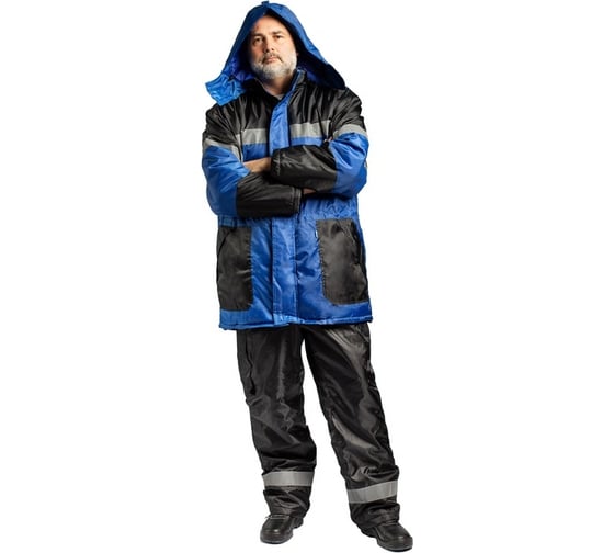 Мужской утепленный костюм Ф Волга василек, р.88-92, рост 182-188, 310-47/711-2 1