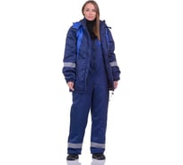 Женская утепленная куртка Ф Охта синяя/василек, р.120-124, рост 158-164 410-05-8