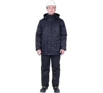 Куртка ГК Спецобъединение ЗАЩИТА зимняя, черная (136-140, 194-200), шт, Кур 412/136/194