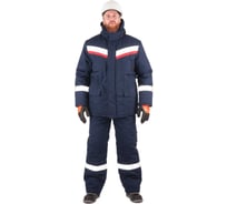 Костюм ГК Спецобъединение СИБИРЬ зимний, т/.синий-красный (120-124, 194-200), компл, Кос 912/120/19 Кос 912/120/194